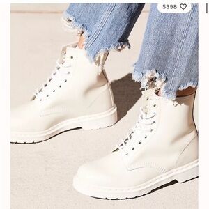 Dr. Martens Off-White Moto Boots